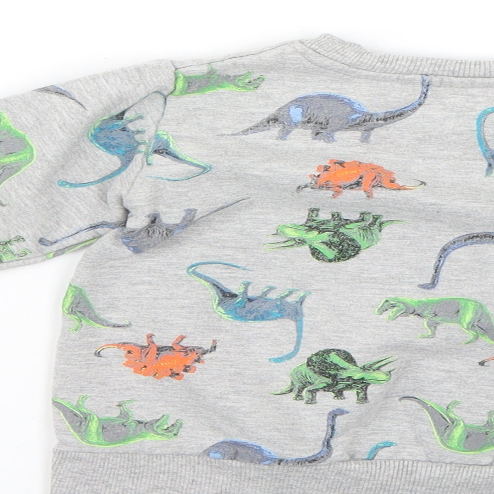 urban racals Baby Grey Geometric Pullover Jumper Size 12-18 Months