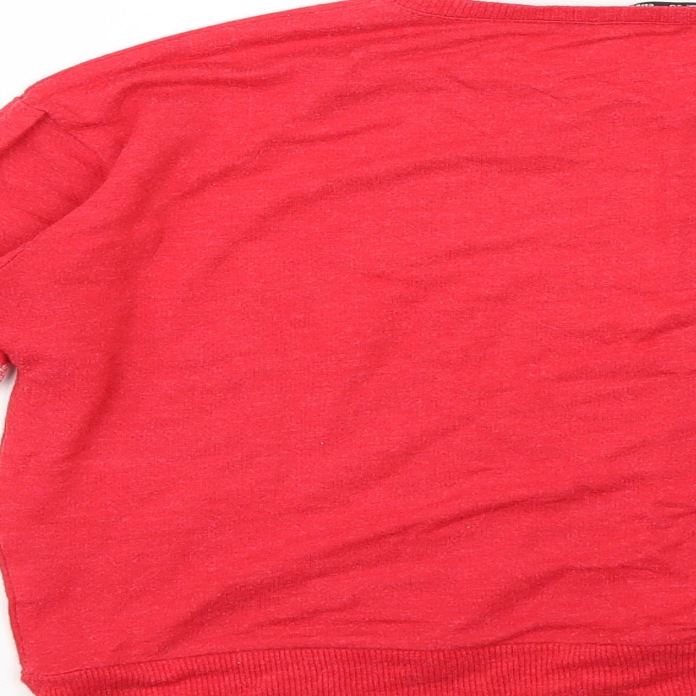 Select Womens Red Pullover Jumper Size 10