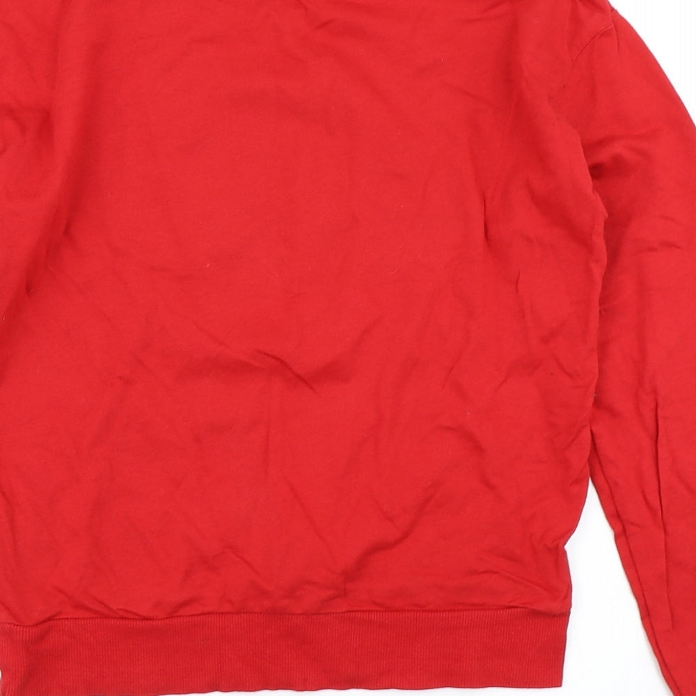 Divided Womens Red Pullover Sweatshirt Size XS - Looney Tunes Christmas Sweater