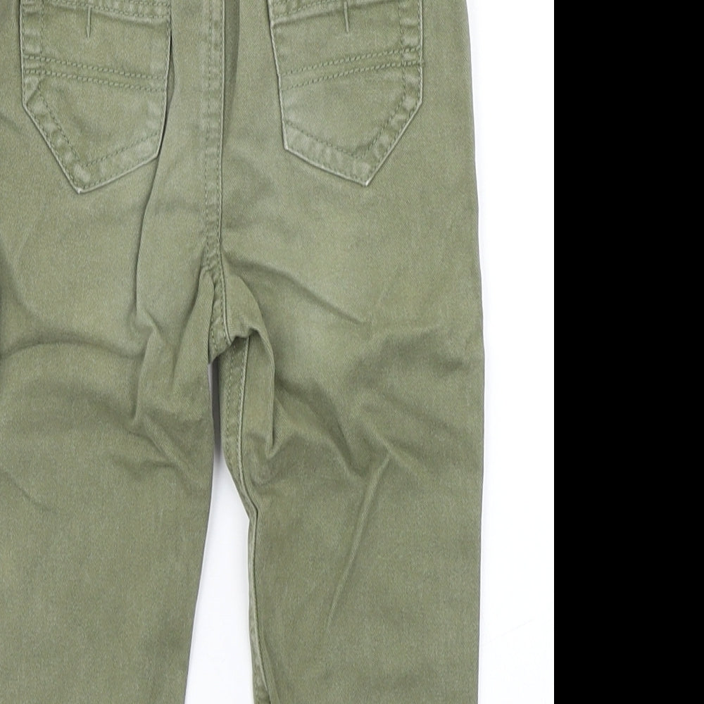 F&F Boys Green Capri Trousers Size 12-18 Months