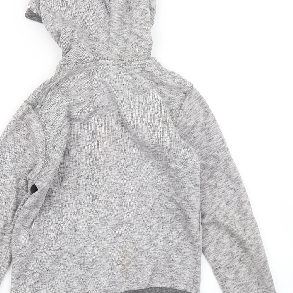 Z Boys Grey Full Zip Hoodie Size 8 Years