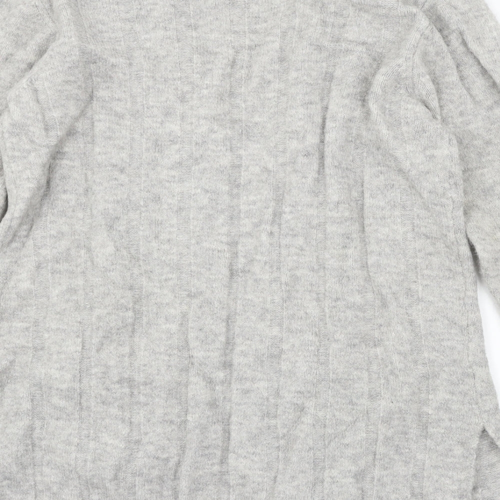 Marks & Spencer Womens Grey Knit Cardigan Jumper Size M