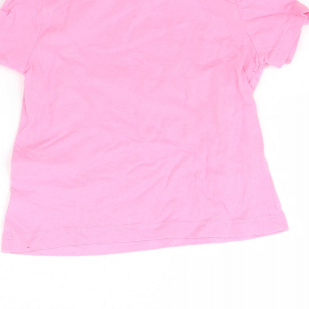 H&M Girls Pink Basic T-Shirt Size 18-24 Months - fun