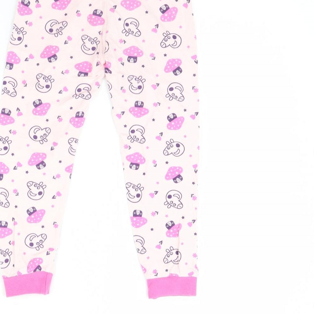 Nutmeg Girls Pink Polka Dot Cami Pyjama Pants Size 3 Years - Peppa pig