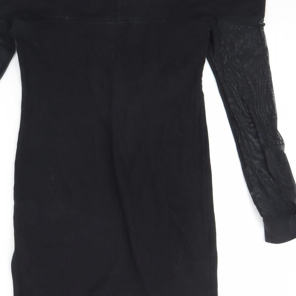 quonium Womens Black Mini Size 12