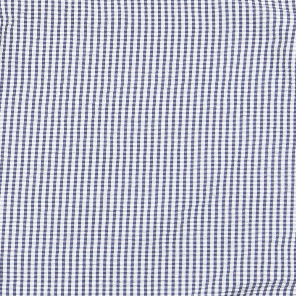 River Island Womens Multicoloured Check Basic Blouse Size 8