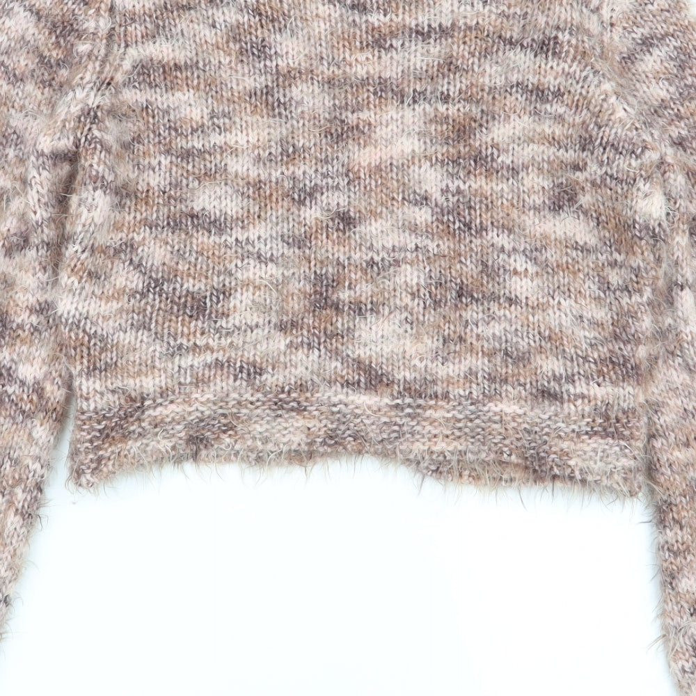 Per Una Womens Multicoloured Geometric Pullover Jumper Size M