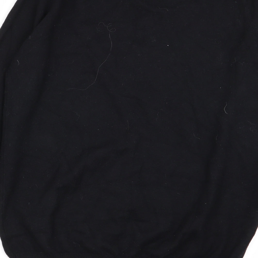 Papaya Womens Black Pullover Jumper Size S