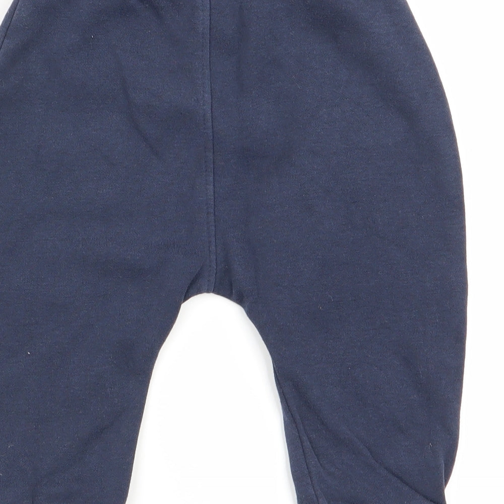 Asda George Boys Blue Jogger Trousers Size 6-9 Months