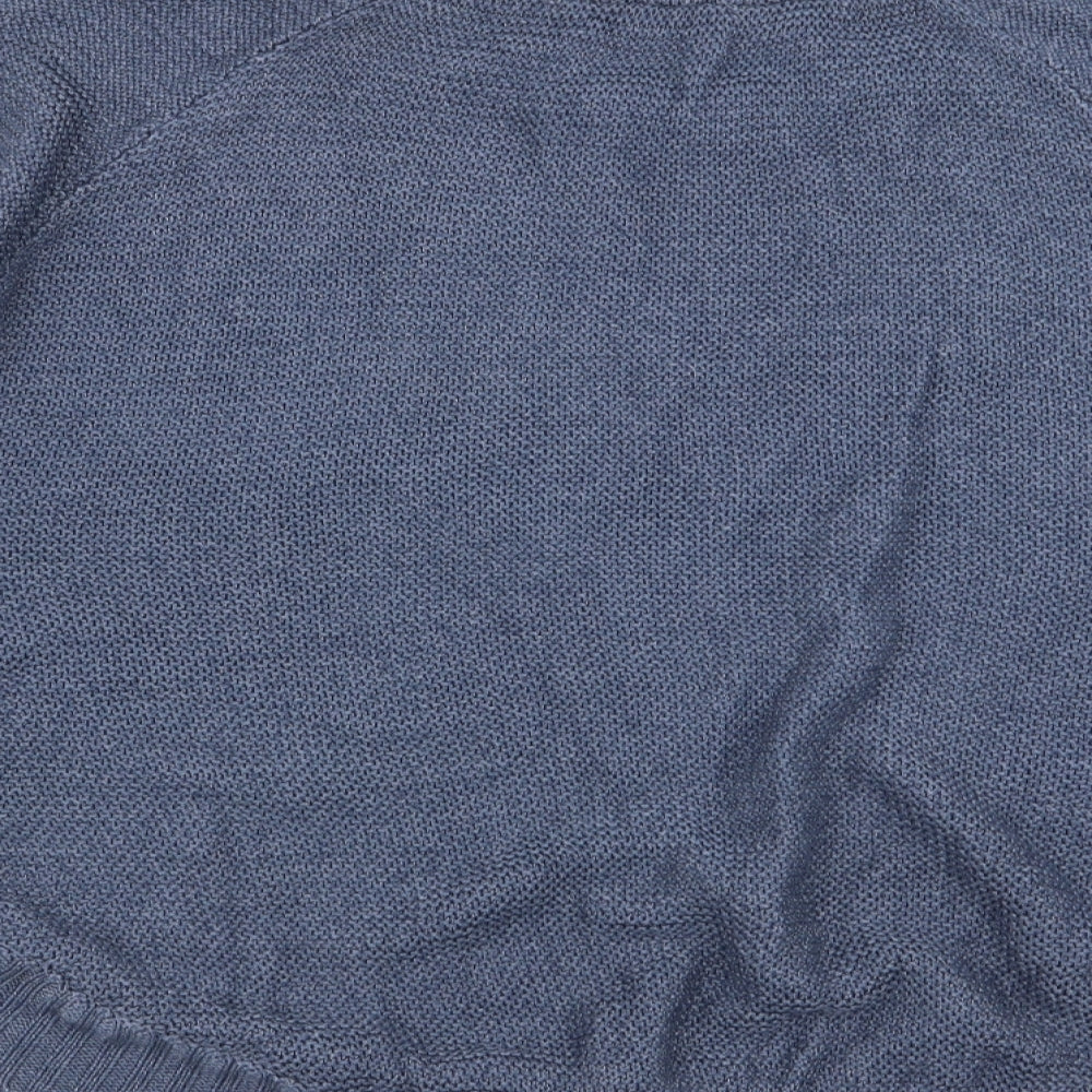 Miss Selfridge Womens Blue Pullover Jumper Size 8
