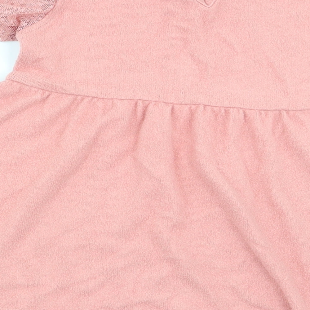 Matalan Girls Pink Fit & Flare Size 9-12 Months