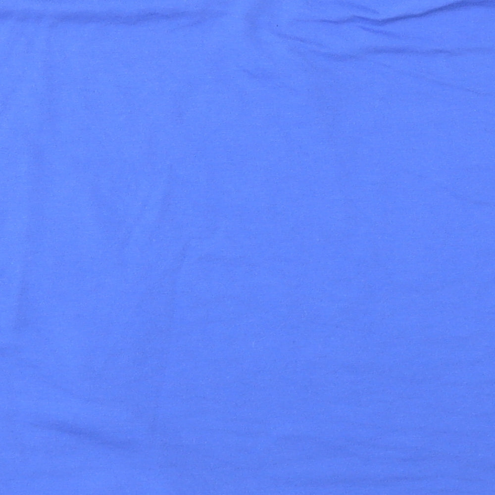 Missguided Womens Blue Basic T-Shirt Size 10