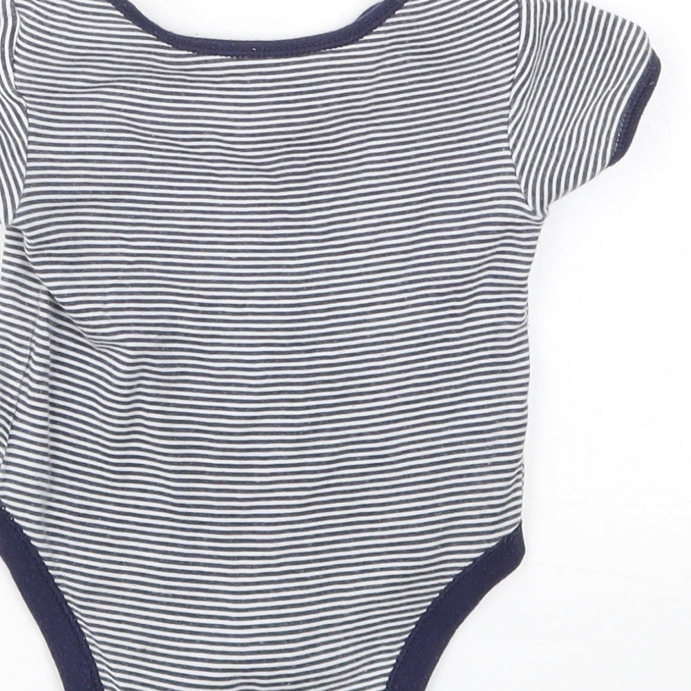 George Girls Multicoloured Striped Babygrow One-Piece Size 6-9 Months