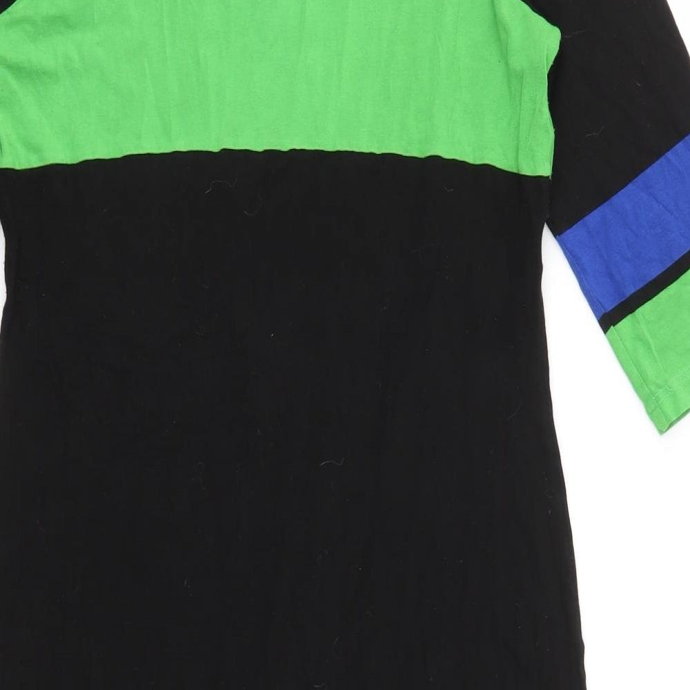 ALEKS Womens Multicoloured Striped Fit & Flare Size L