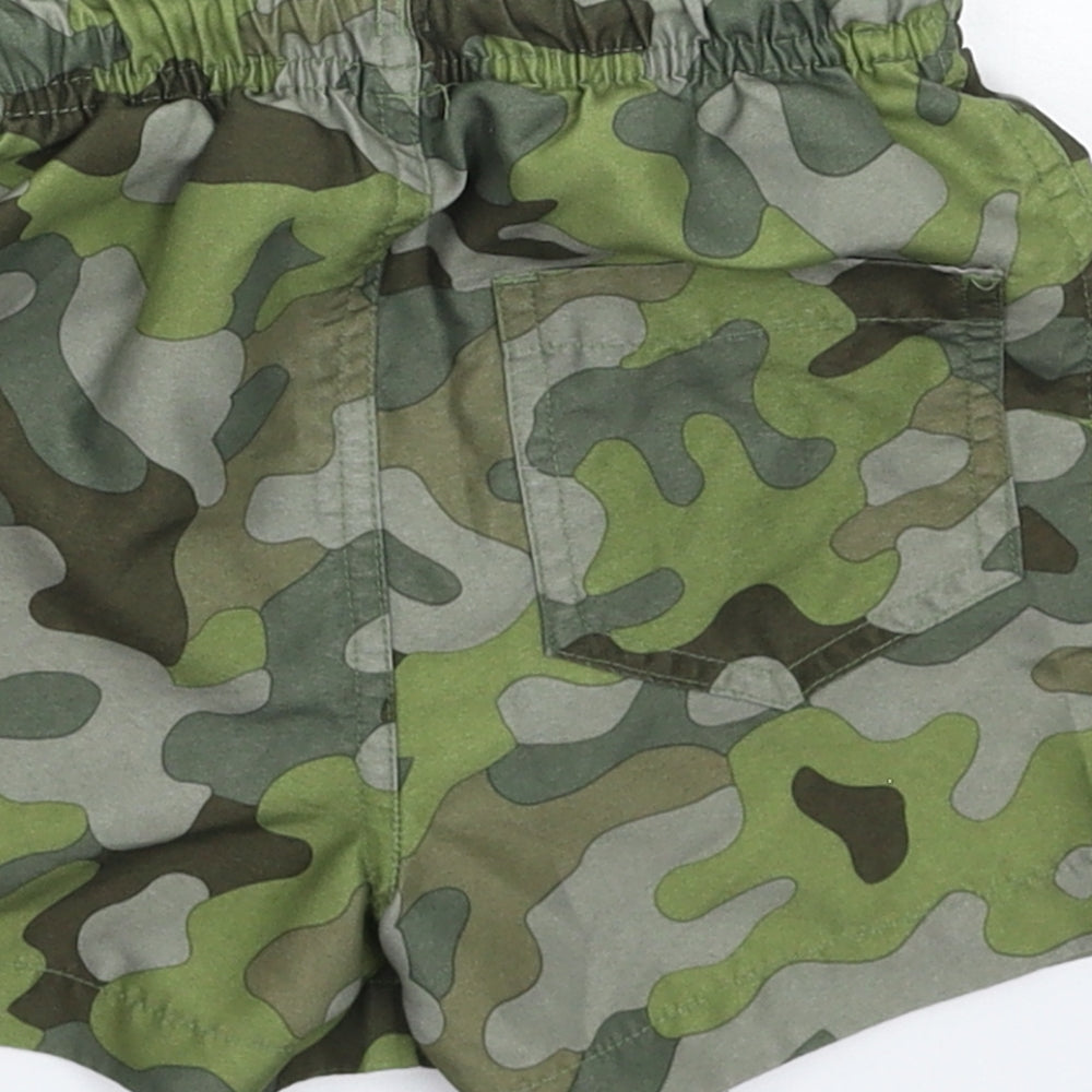 Nutmeg Boys Multicoloured Camouflage Bermuda Shorts Size 3-4 Years