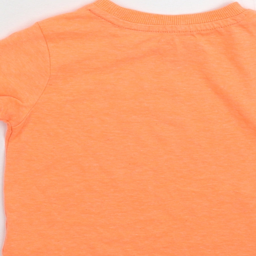 F&F Baby Orange Basic T-Shirt Size 12-18 Months