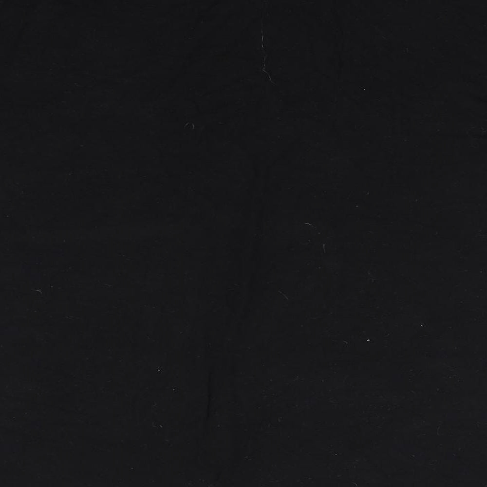 Missguided Womens Black Basic T-Shirt Size 8