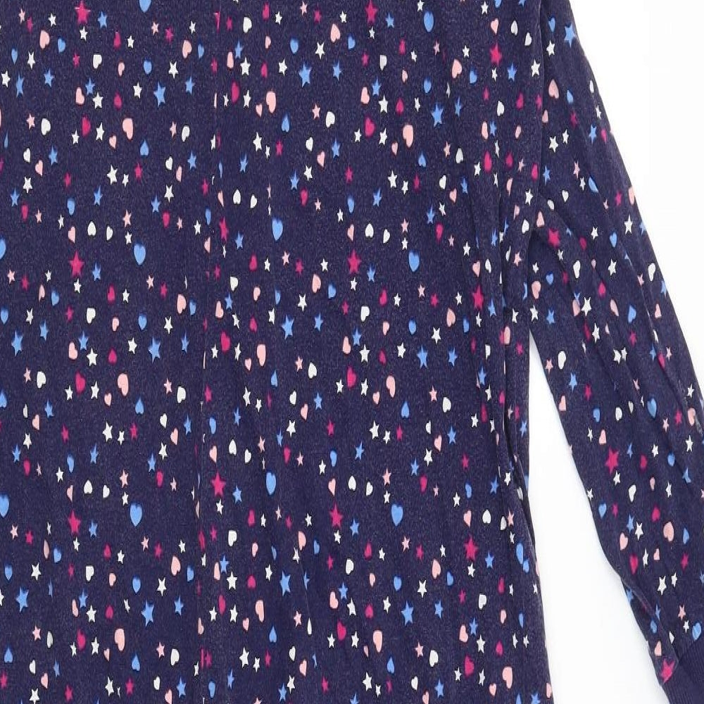 Matalan Womens Blue Solid Top One Piece Size 12