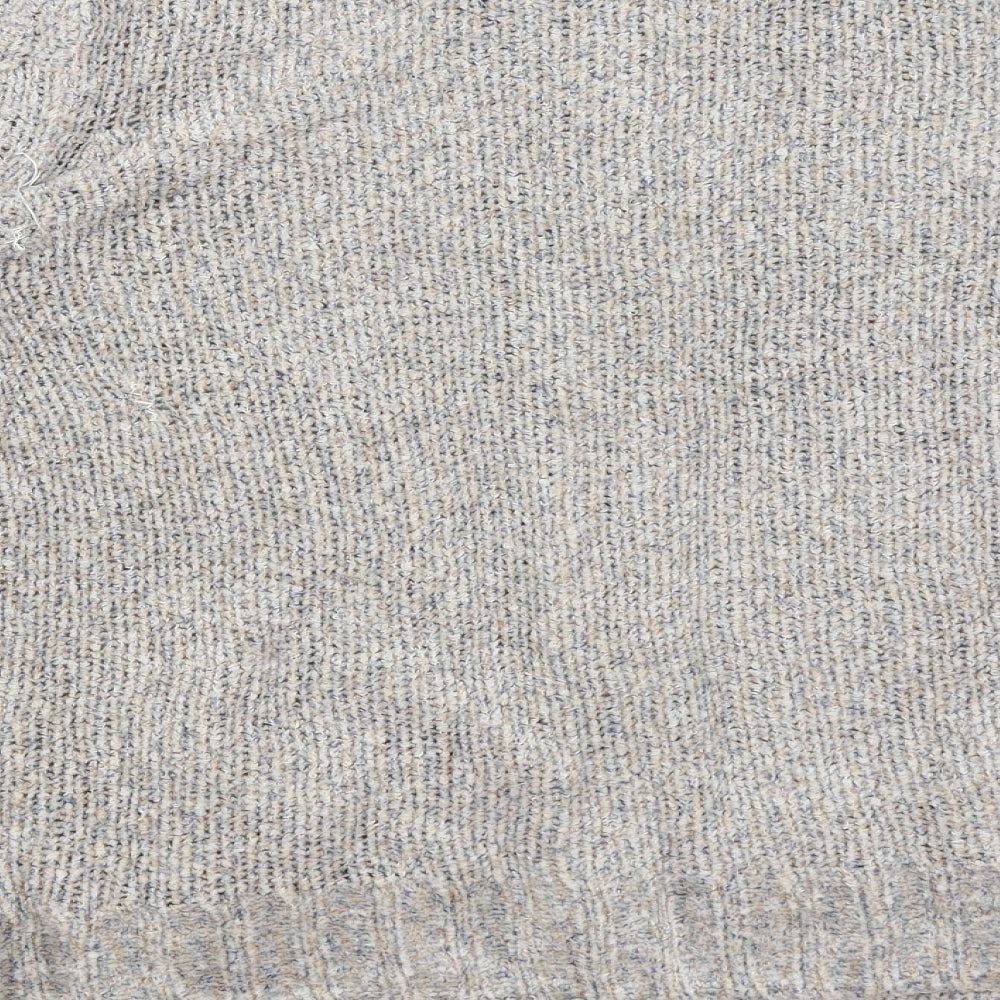 Bonmarché Womens Grey Full Zip Jumper Size M