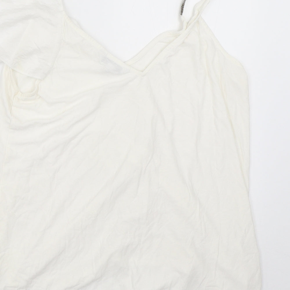 NEXT Womens White Basic Blouse Size 12
