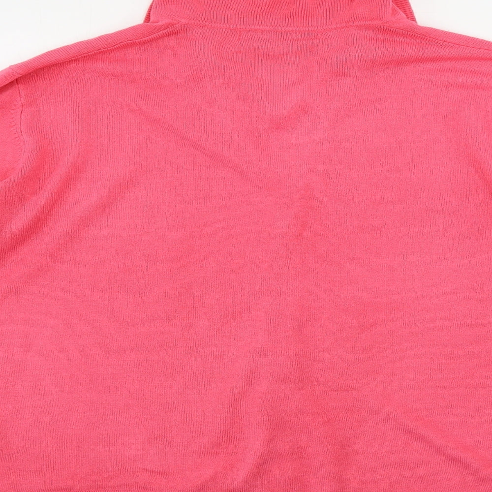 pure and natural Womens Pink Cardigan Jumper Size 18