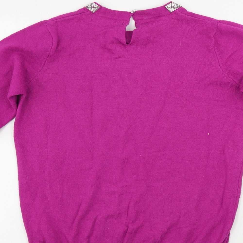 Primark Womens Purple Pullover Jumper Size XS