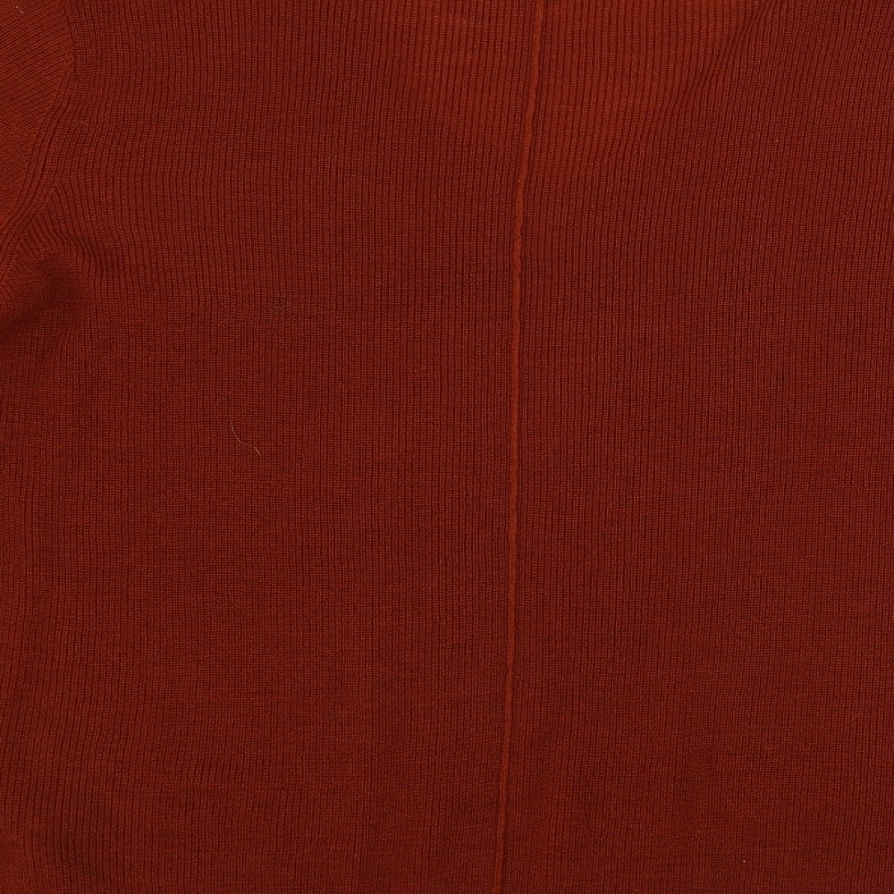 Wallis Womens Brown Pullover Jumper Size L