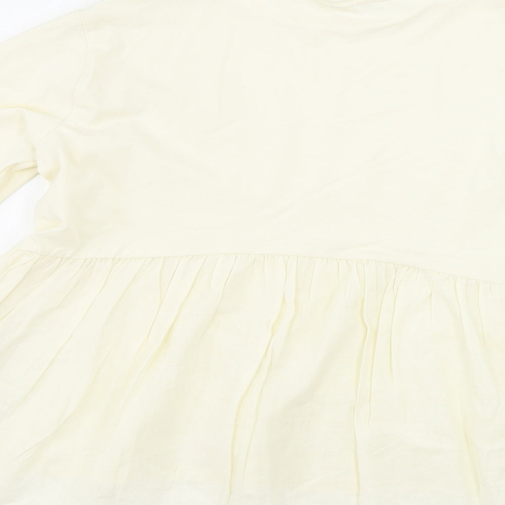 Peacocks Womens Ivory Basic Blouse Size 10