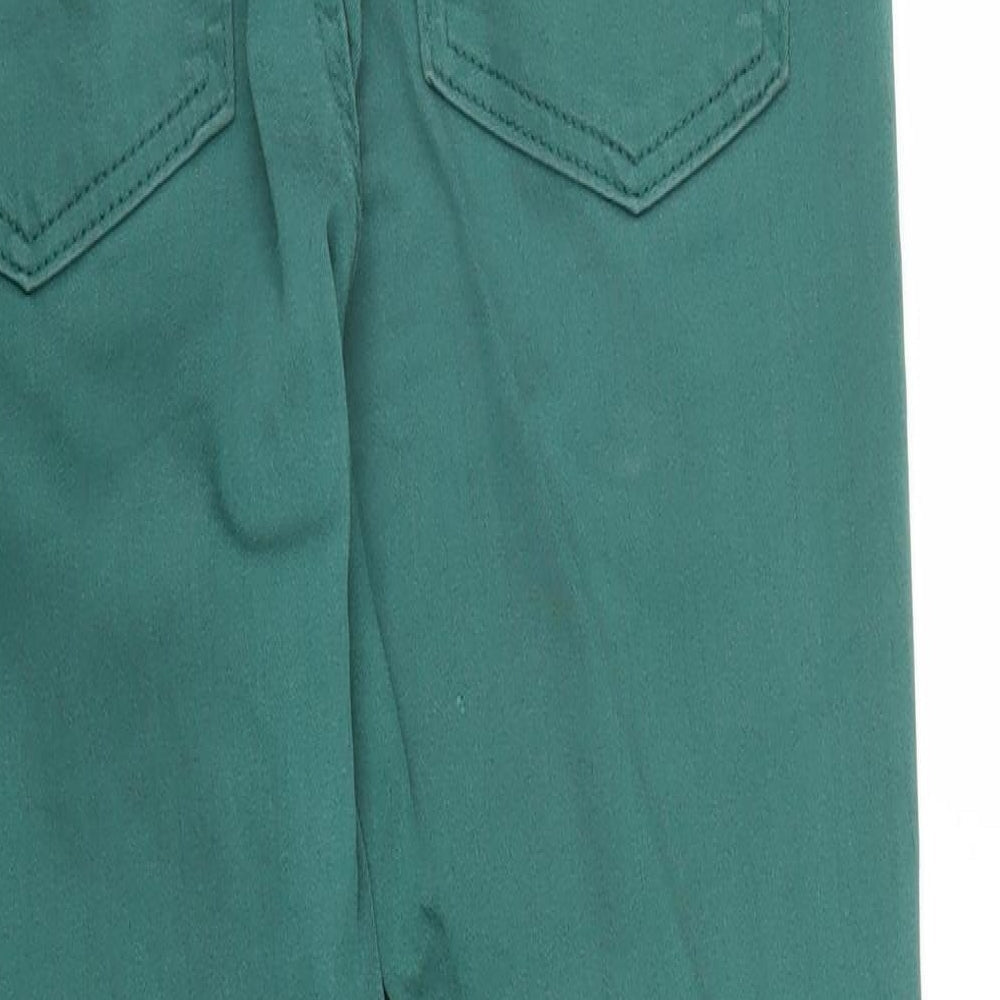 Marks & Spencer Womens Green Capri Trousers Size 10 L24 in