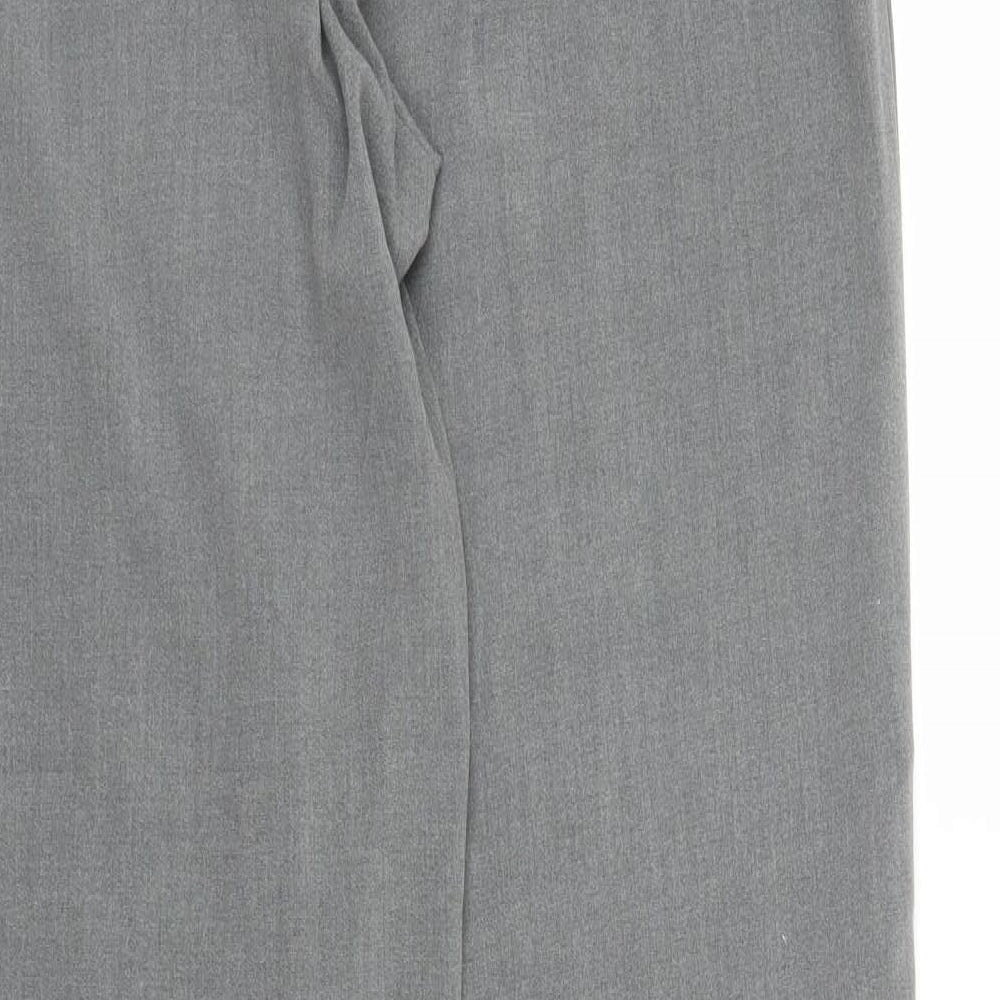 Epilogue Womens Grey Rayon Trousers Size 12 L31 in