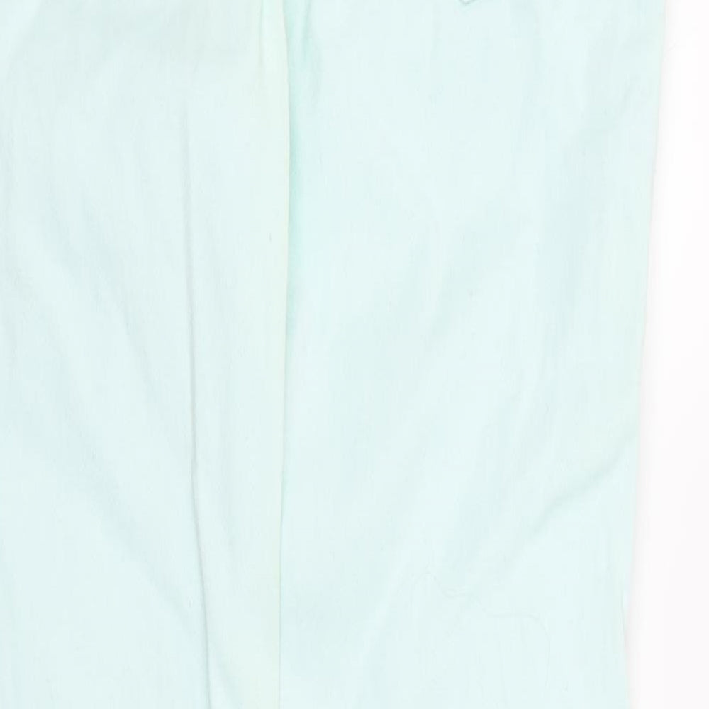 M&Co Womens Green Skinny Jeans Size 10 L27 in