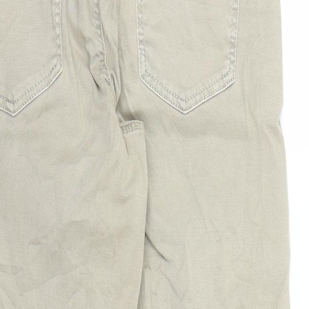 Cambio Womens Beige Capri Jeans Size 6 L23 in