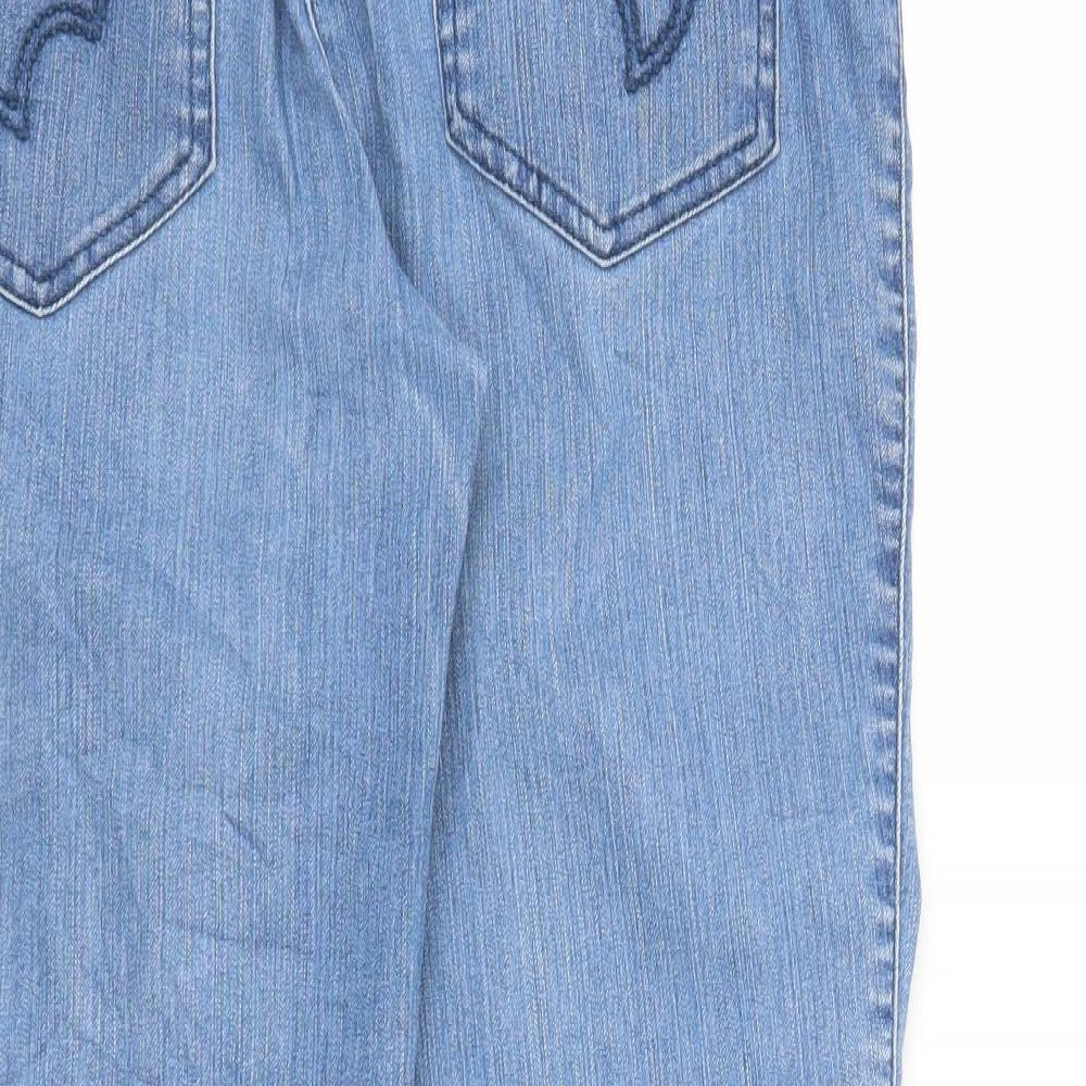 GARDEUR Womens Blue Denim Capri Jeans Size 30 in L25 in