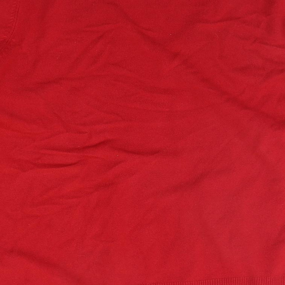 Marks and Spencer Womens Red Pullover Jumper Size 16