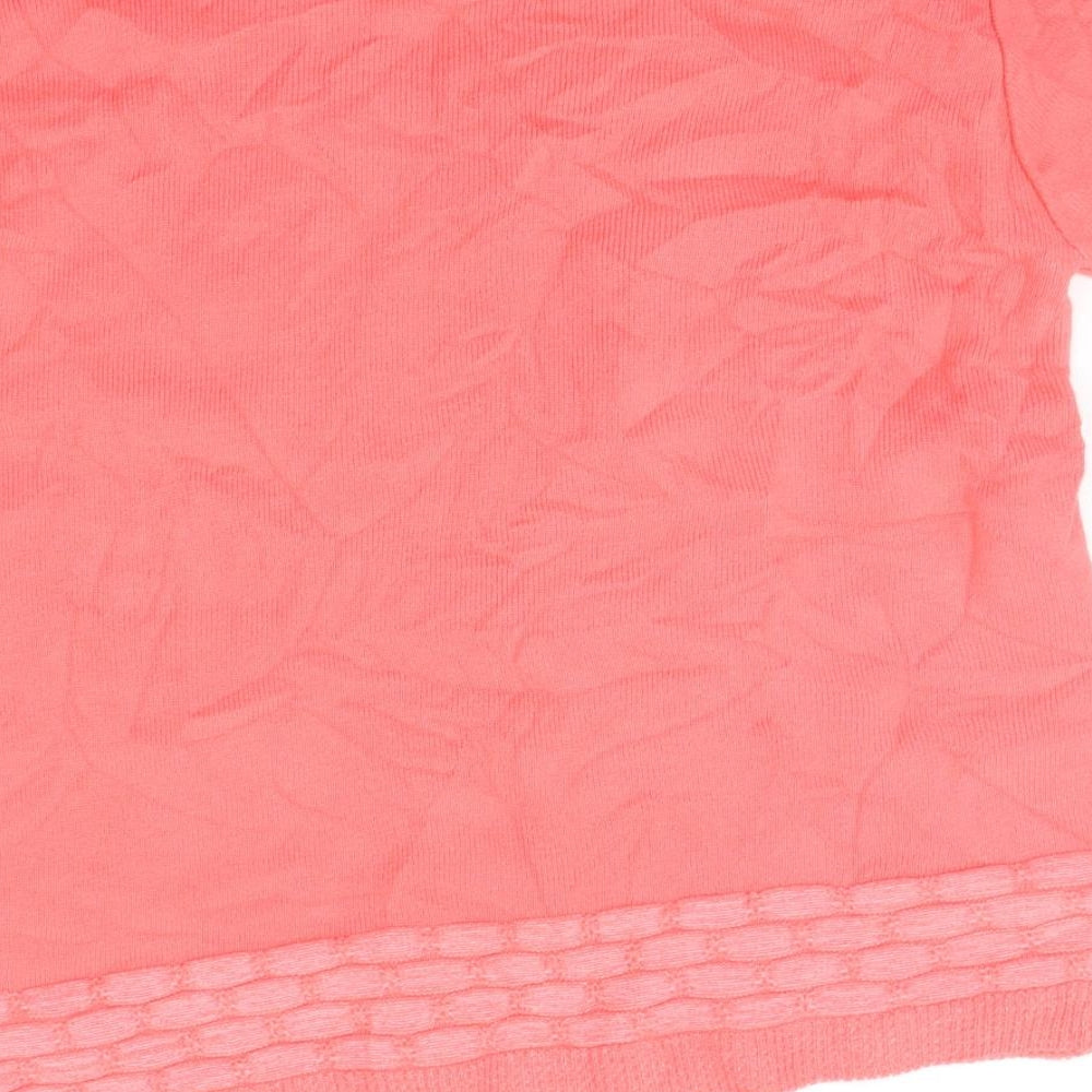 CHIC Womens Pink Pullover Jumper Size XL