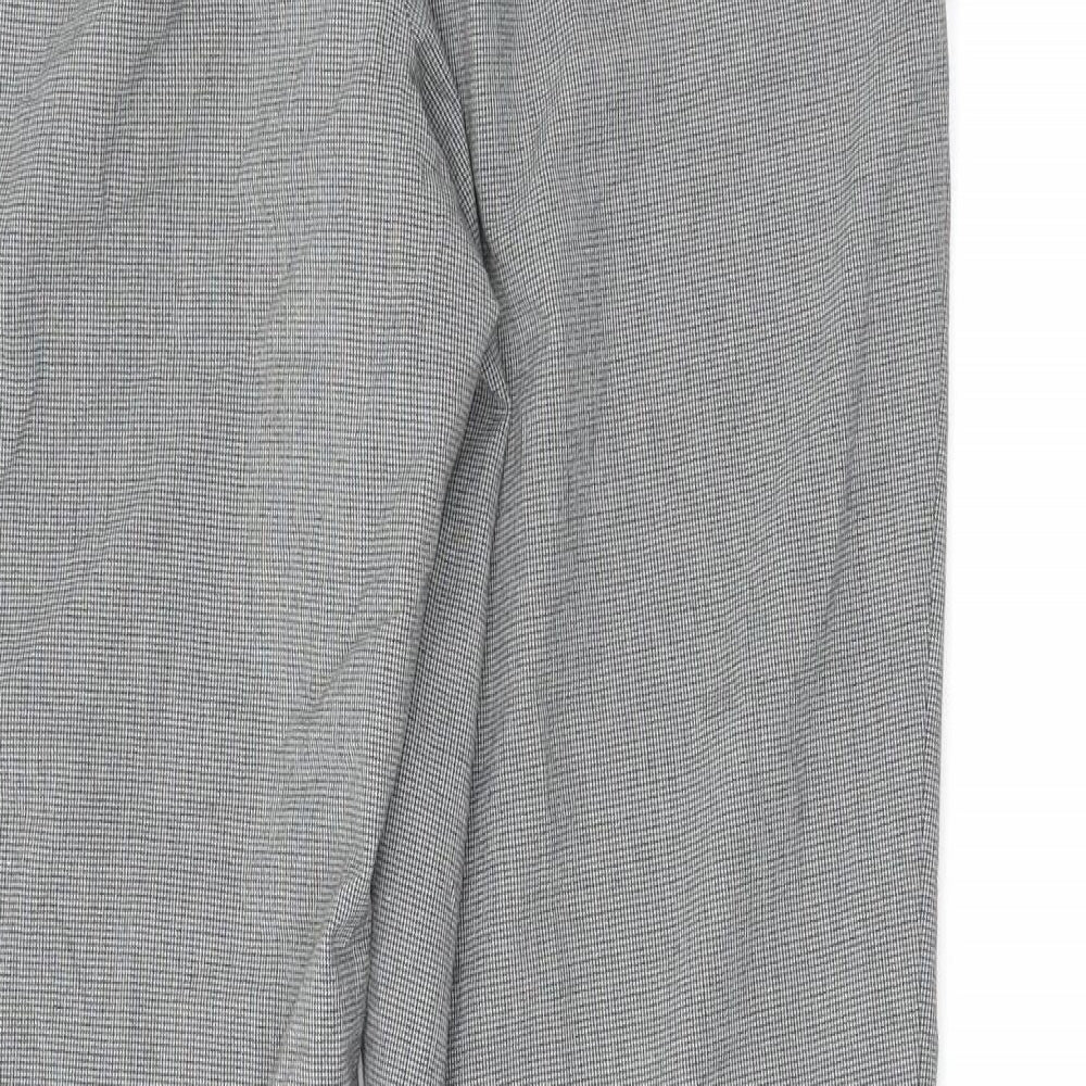 Lindex Womens Grey Trousers Size 16 L30.5 in
