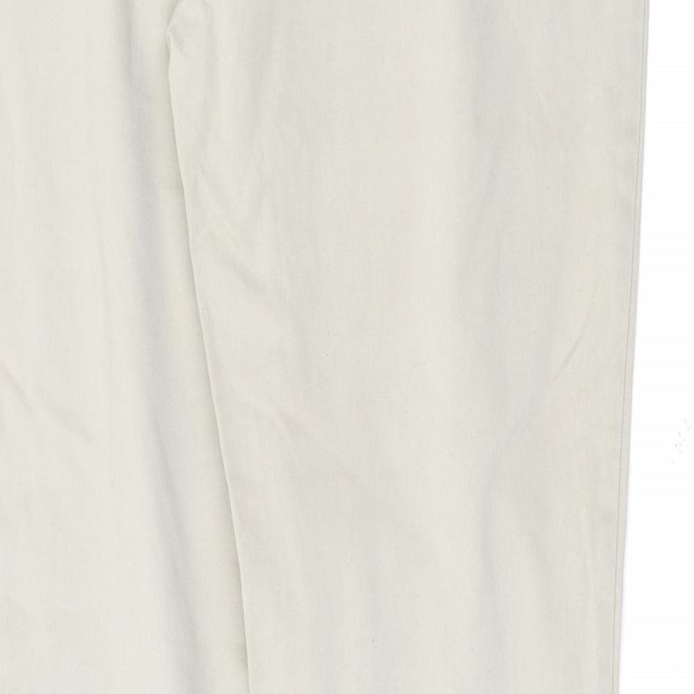 Marks and Spencer Womens Beige Trousers Size 14 L30 in