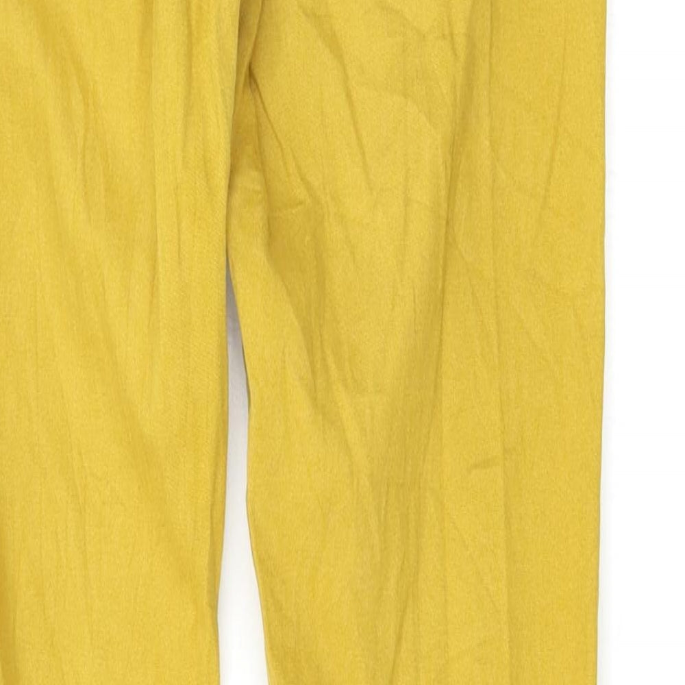 Preworn Womens Yellow Skinny Jeans Size 30 L30 in