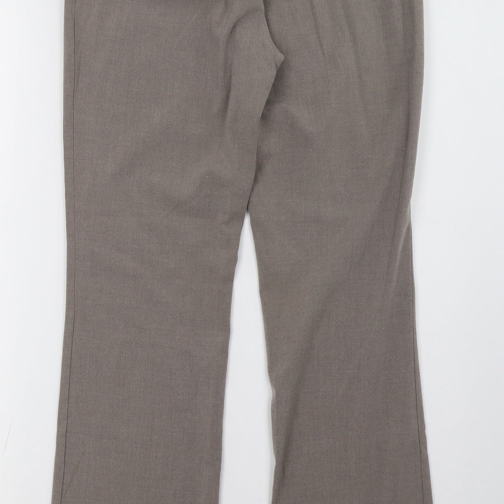 Marks and Spencer Womens Grey Trousers Size 10 L30 in