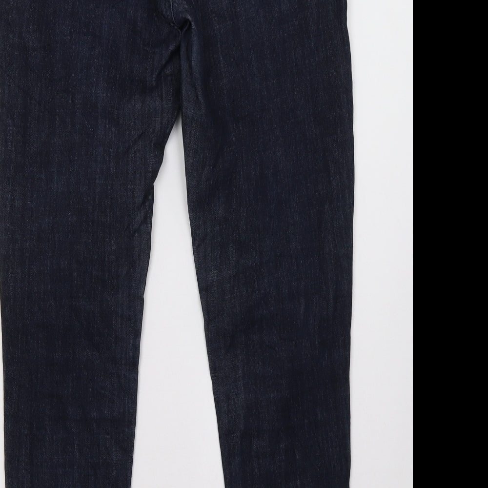 Mango Womens Blue Straight Jeans Size 32 L28 in