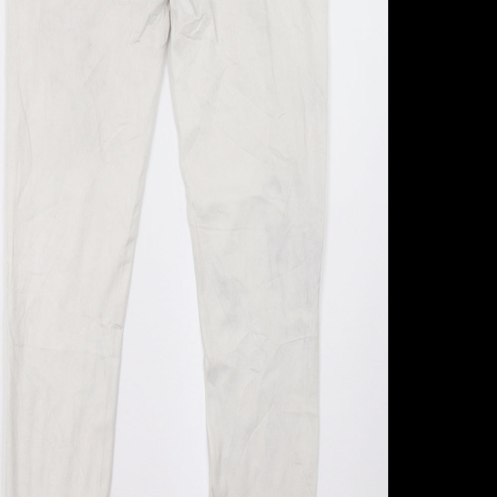 goodies Womens White Straight Jeans Size 32 L31 in