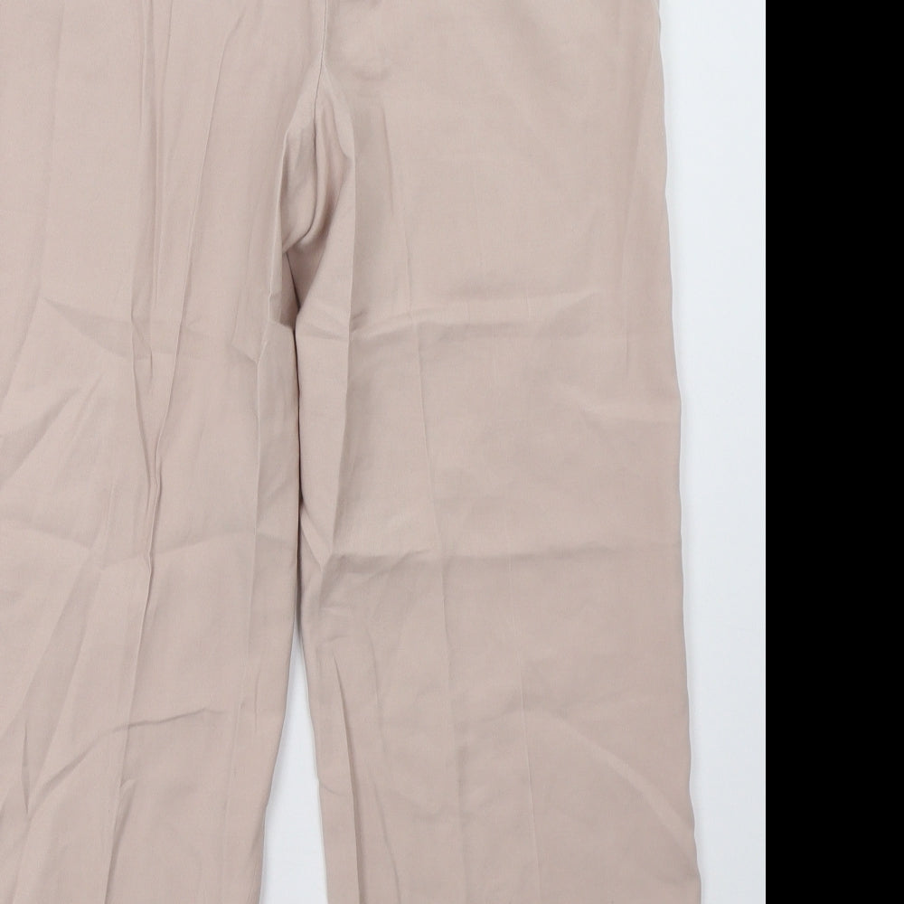 H&M Womens Pink Trousers Size 10 L28 in