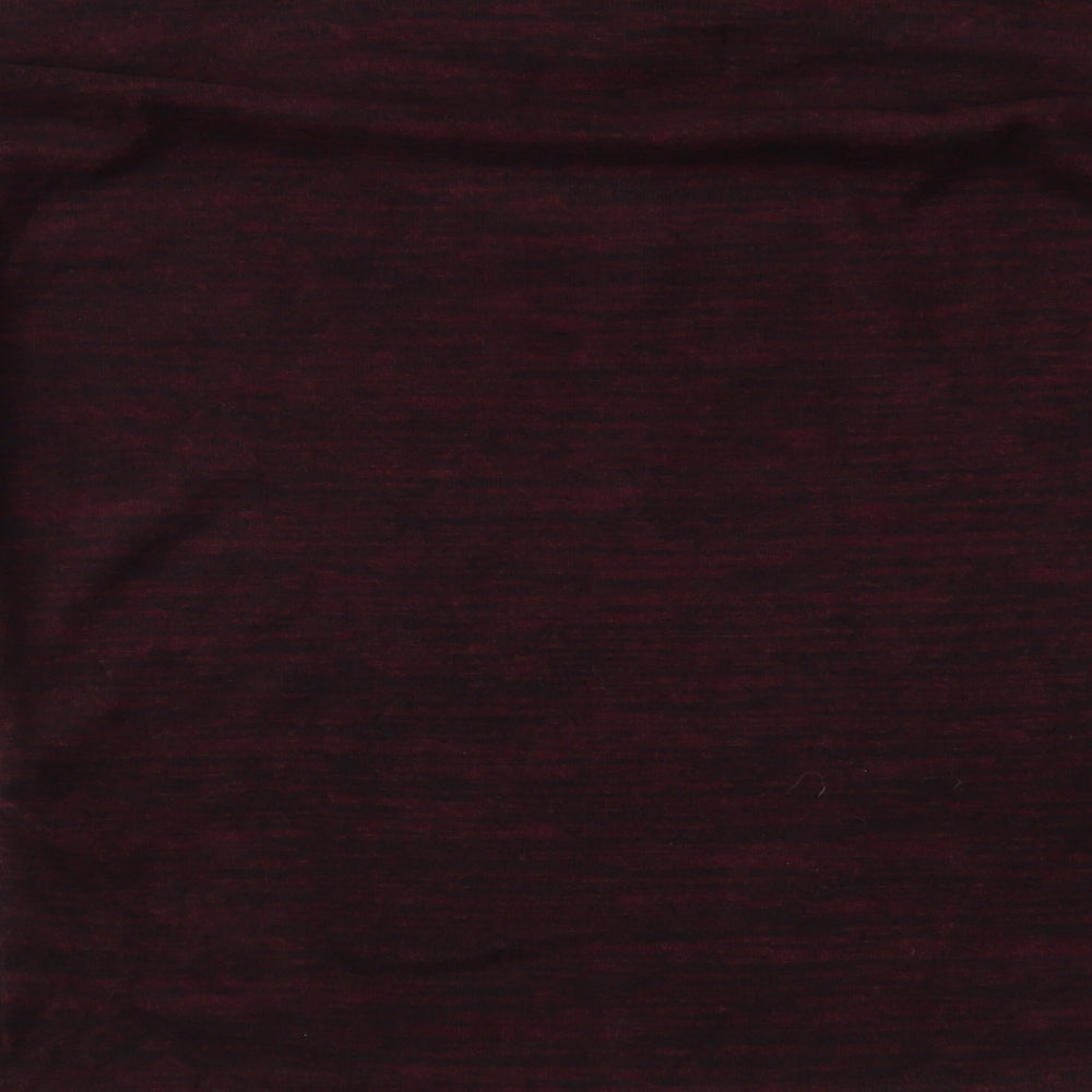 F&F Womens Red Solid Top Pyjama Top Size 10