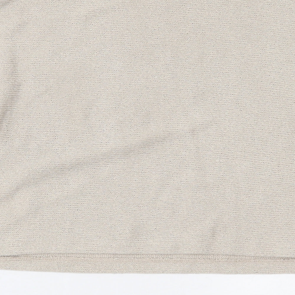 H&M Womens Ivory Basic Blouse Size XS
