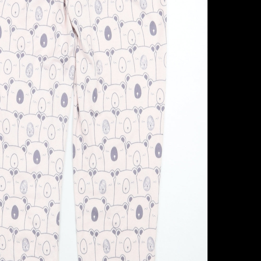 Matalan Womens Pink Geometric Top Pyjama Pants Size S