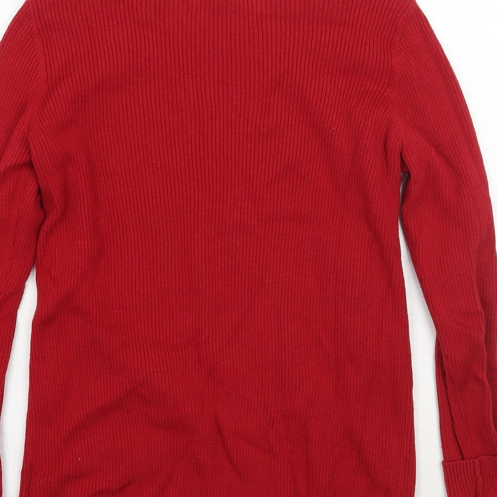 Gap Womens Red Pullover Jumper Size XS