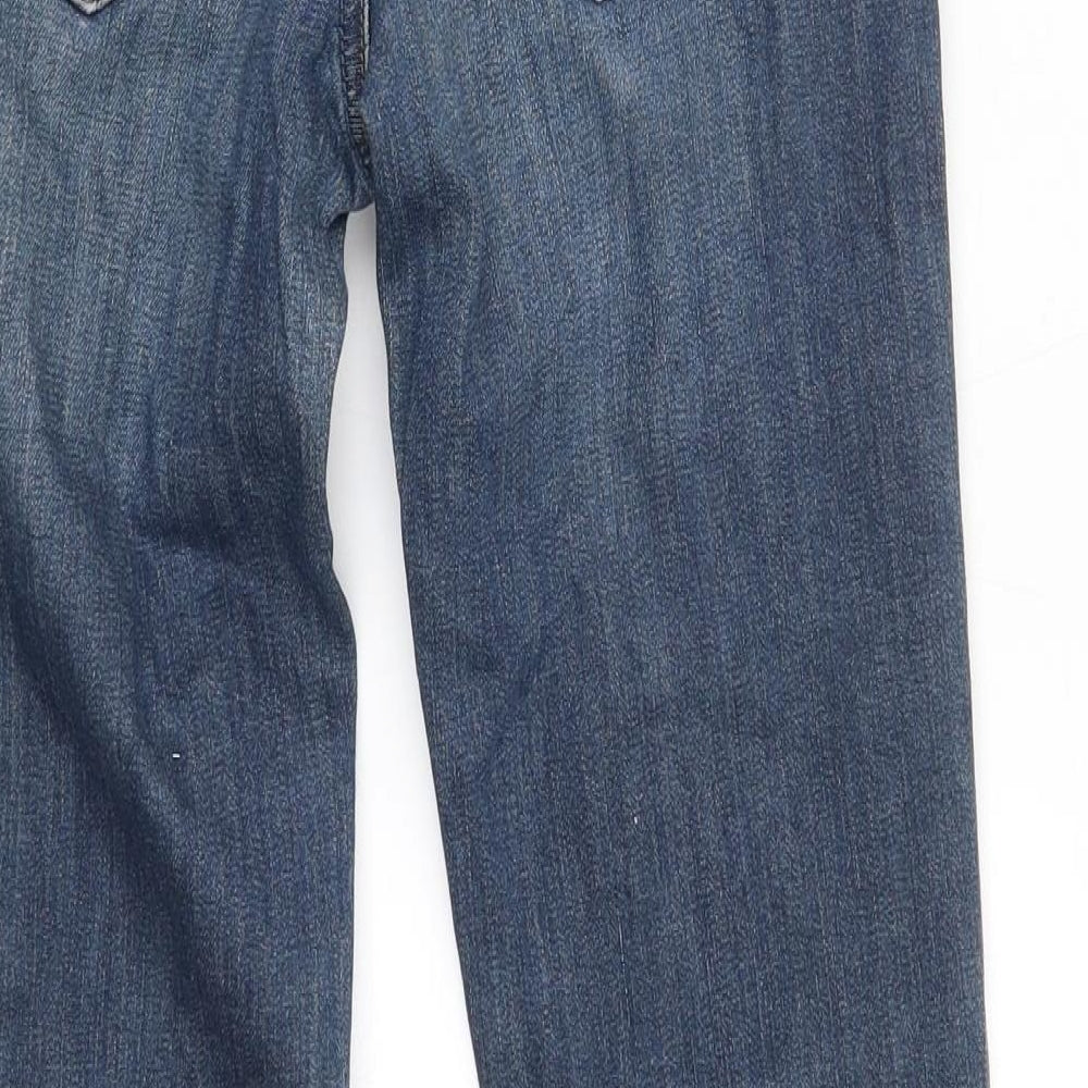 Preworn Womens Blue Straight Jeans Size 26 L28 in