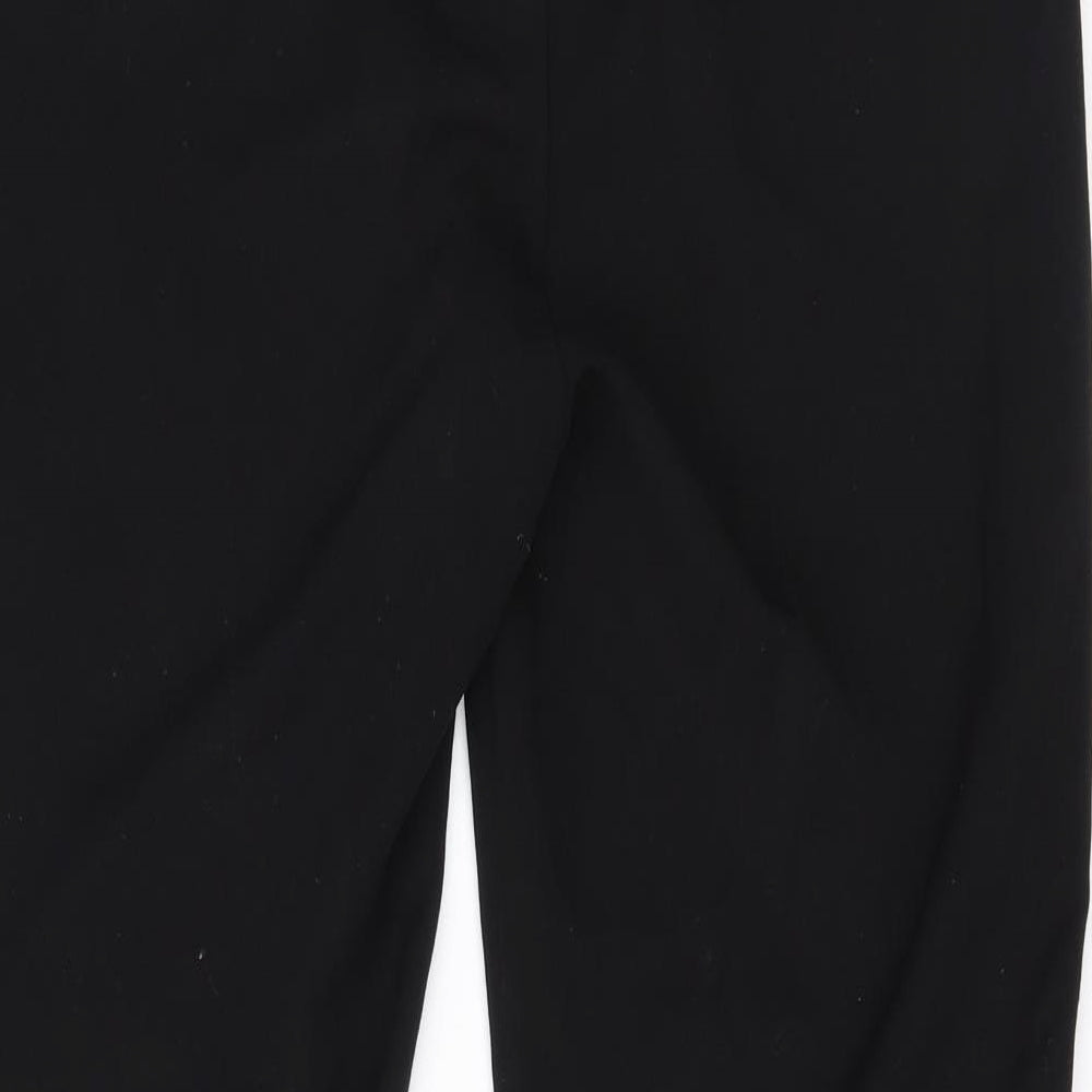 Marks & Spencer Womens Black Trousers Size 10 L26 in