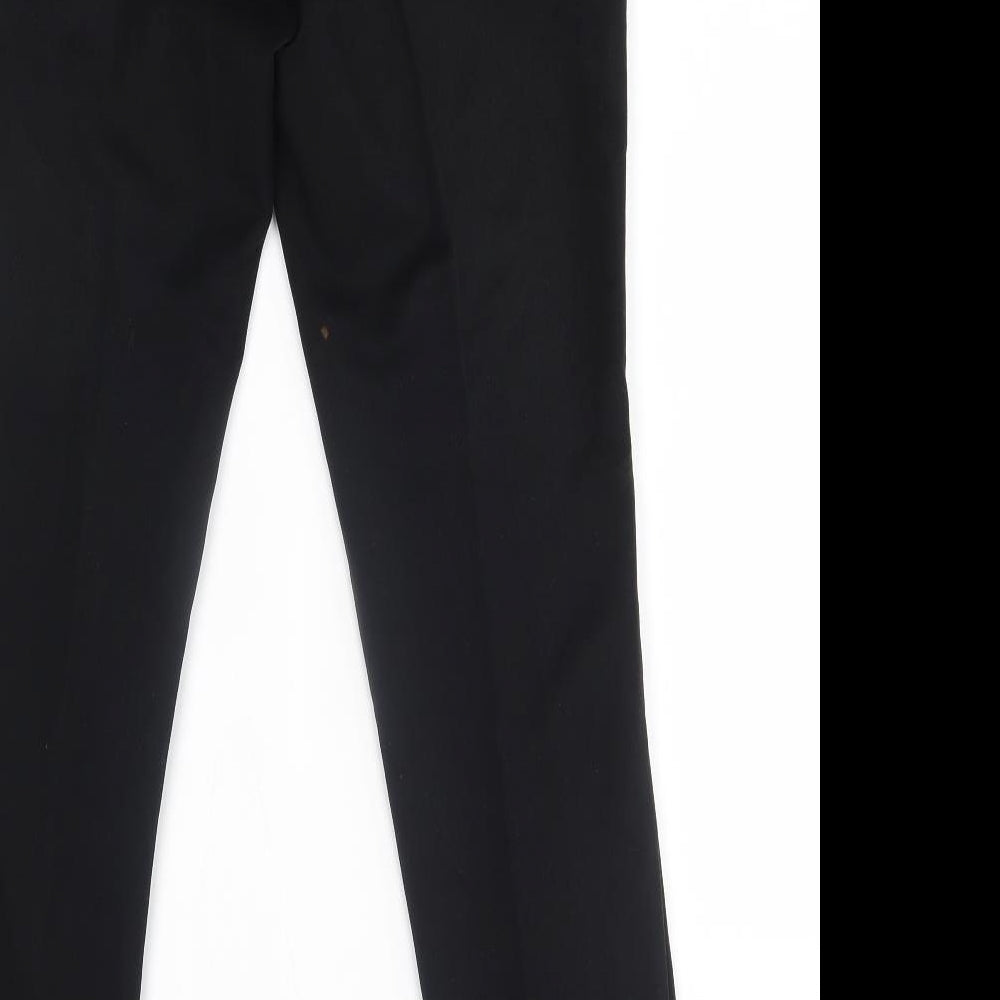 Marks & Spencer Womens Black Trousers Size 8 L29 in