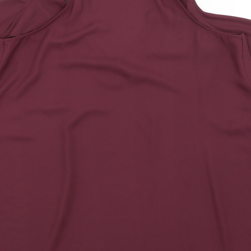 River Island Womens Purple Basic Blouse Size 8